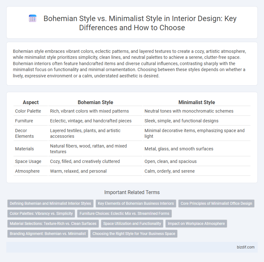 Bohemian Style vs. Minimalist Style in Interior Design: Key Differences and How to Choose
