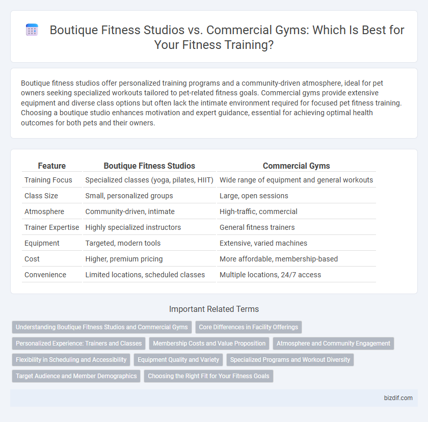 Boutique Fitness Studios vs. Commercial Gyms: Which Is Best for Your Fitness Training?