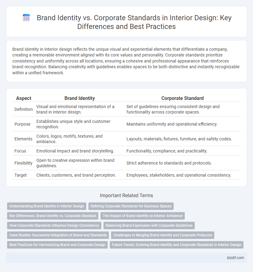 Brand Identity vs. Corporate Standards in Interior Design: Key Differences and Best Practices