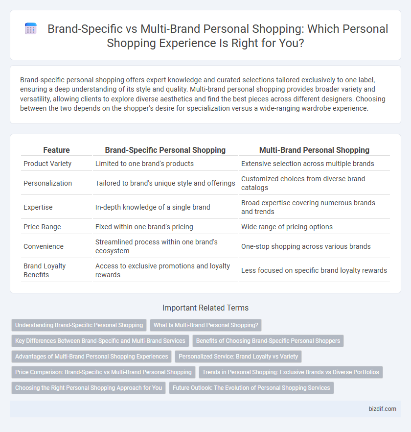Brand-Specific vs Multi-Brand Personal Shopping: Which Personal Shopping Experience Is Right for You?