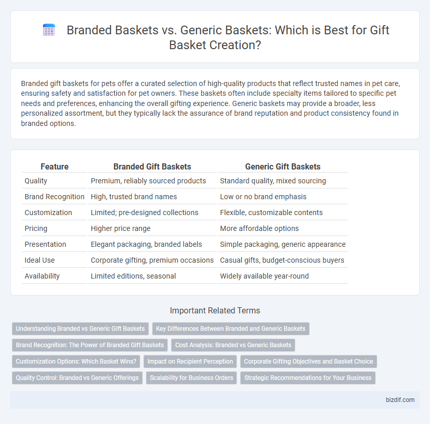 Branded Baskets vs. Generic Baskets: Which is Best for Gift Basket Creation?