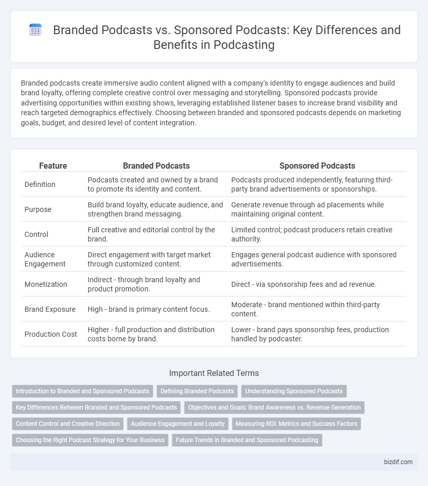 Branded Podcasts vs. Sponsored Podcasts: Key Differences and Benefits in Podcasting