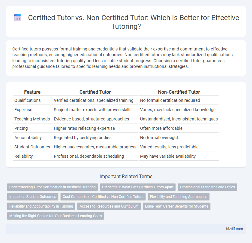 Certified Tutor vs. Non-Certified Tutor: Which Is Better for Effective Tutoring?