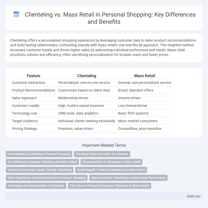 Clienteling vs. Mass Retail in Personal Shopping: Key Differences and Benefits