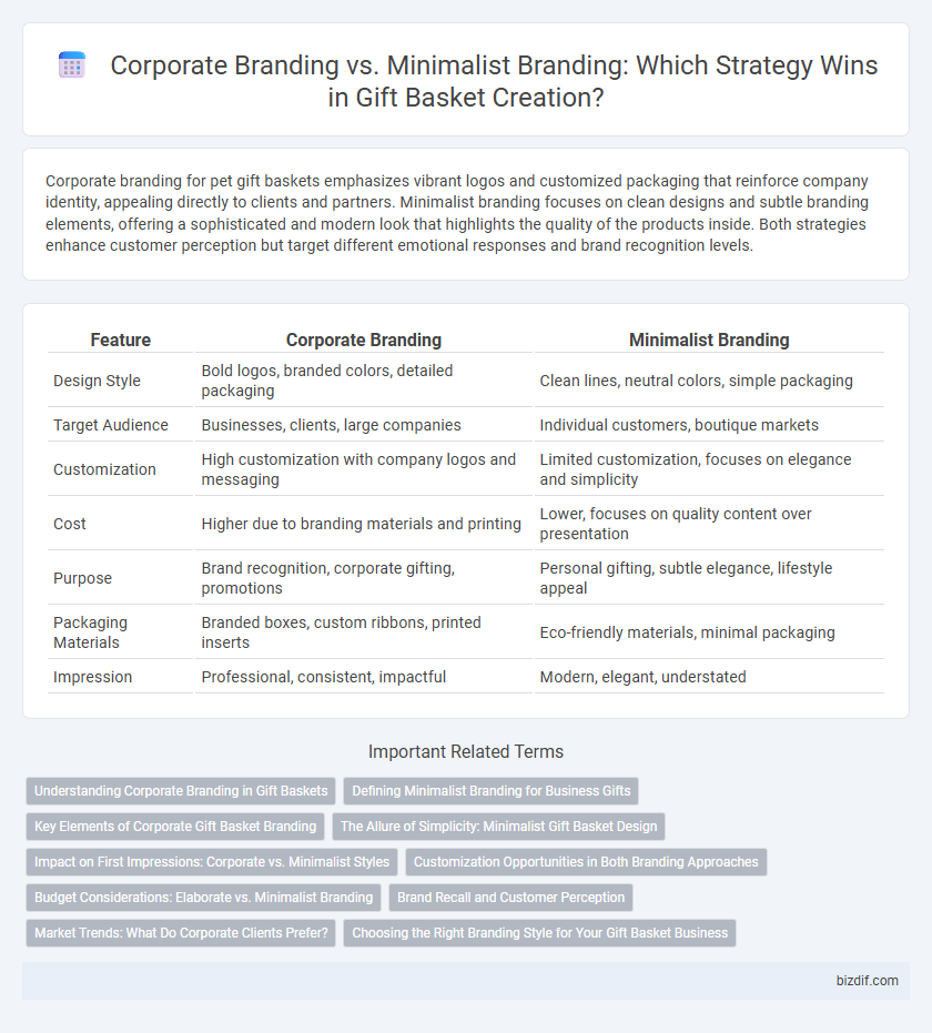 Corporate Branding vs. Minimalist Branding: Which Strategy Wins in Gift Basket Creation?