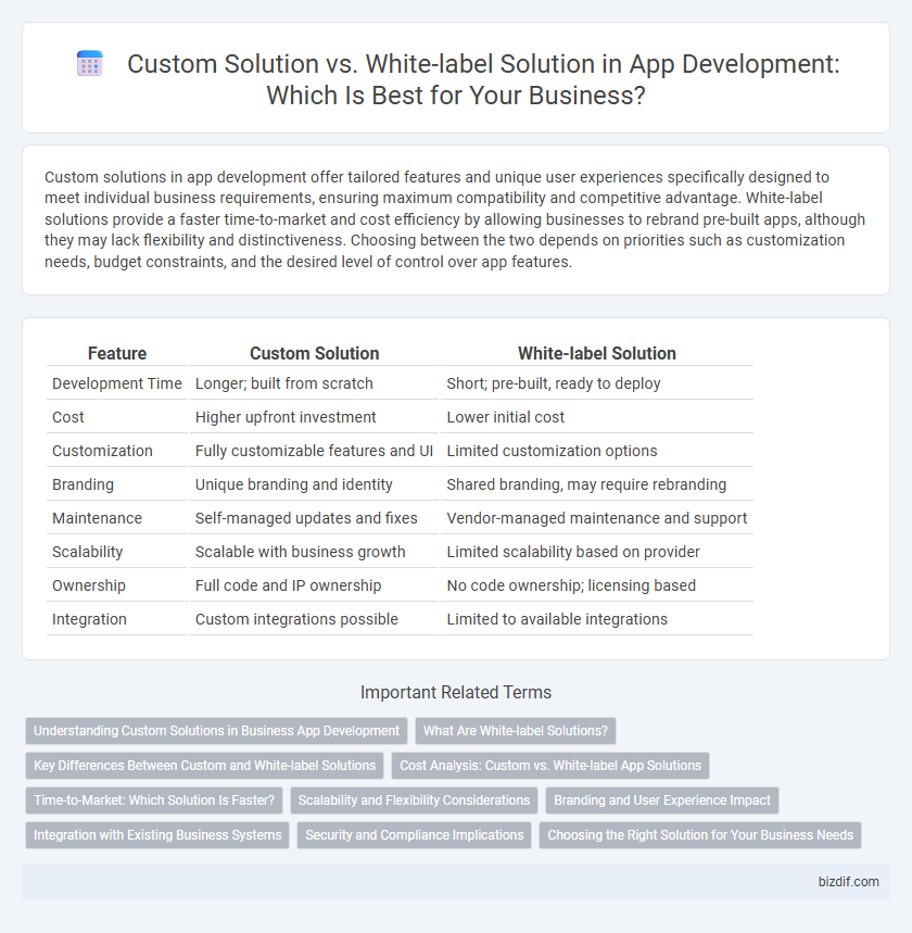 Custom Solution vs. White-label Solution in App Development: Which Is Best for Your Business?
