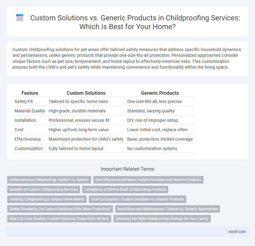 Custom Solutions vs. Generic Products in Childproofing Services: Which Is Best for Your Home?