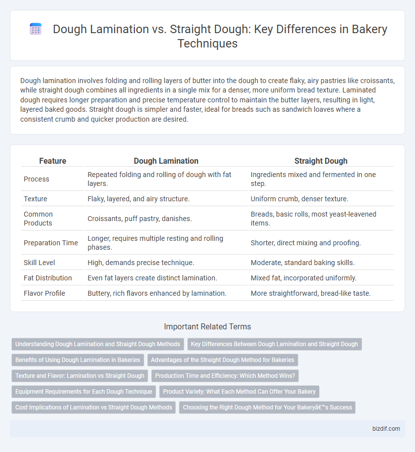 Dough Lamination vs. Straight Dough: Key Differences in Bakery Techniques