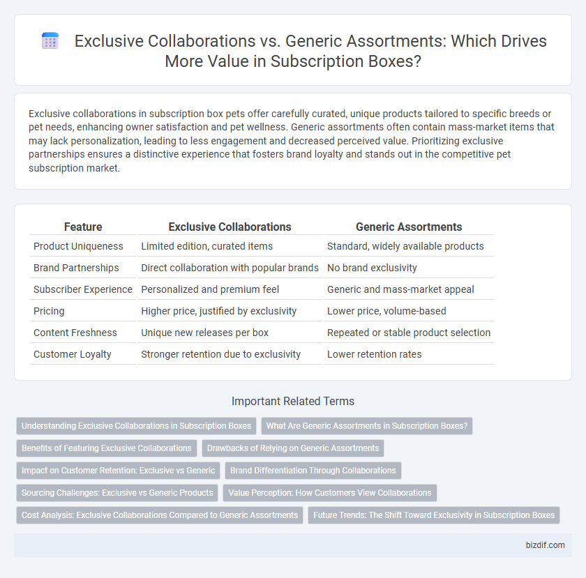 Exclusive Collaborations vs. Generic Assortments: Which Drives More Value in Subscription Boxes?