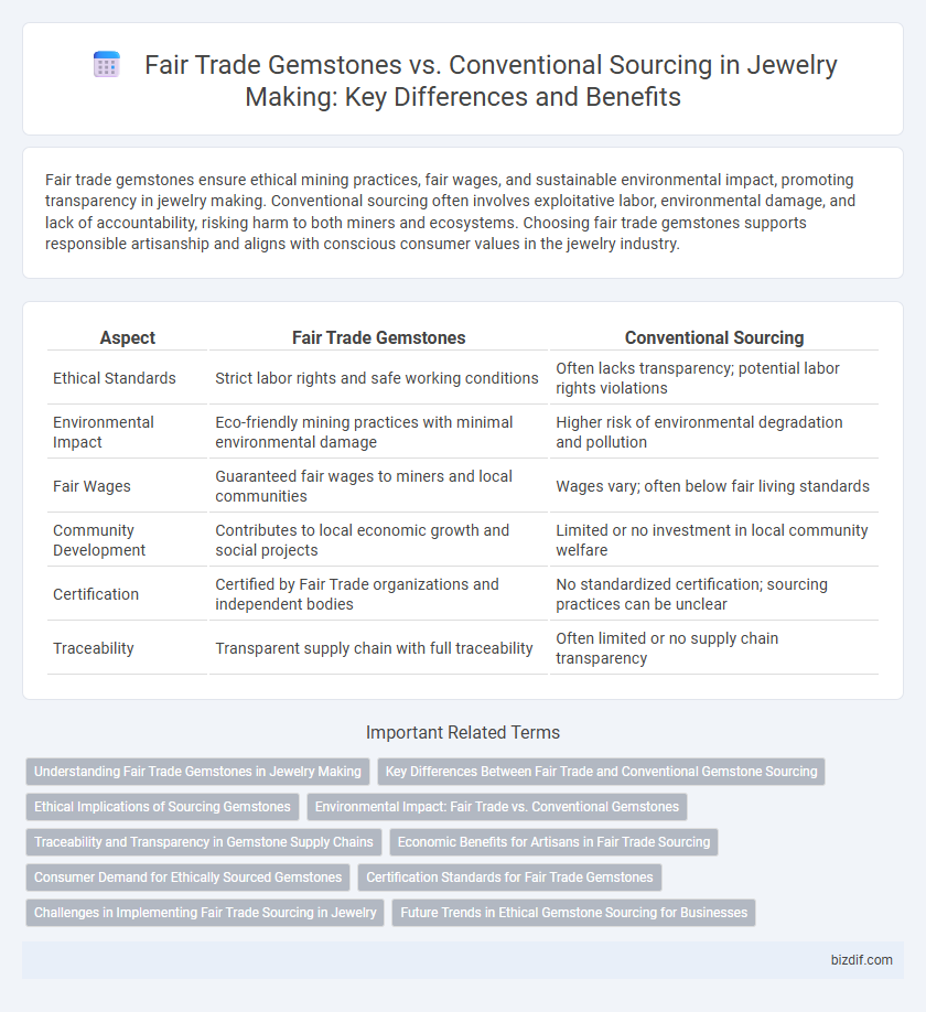 Fair Trade Gemstones vs. Conventional Sourcing in Jewelry Making: Key Differences and Benefits