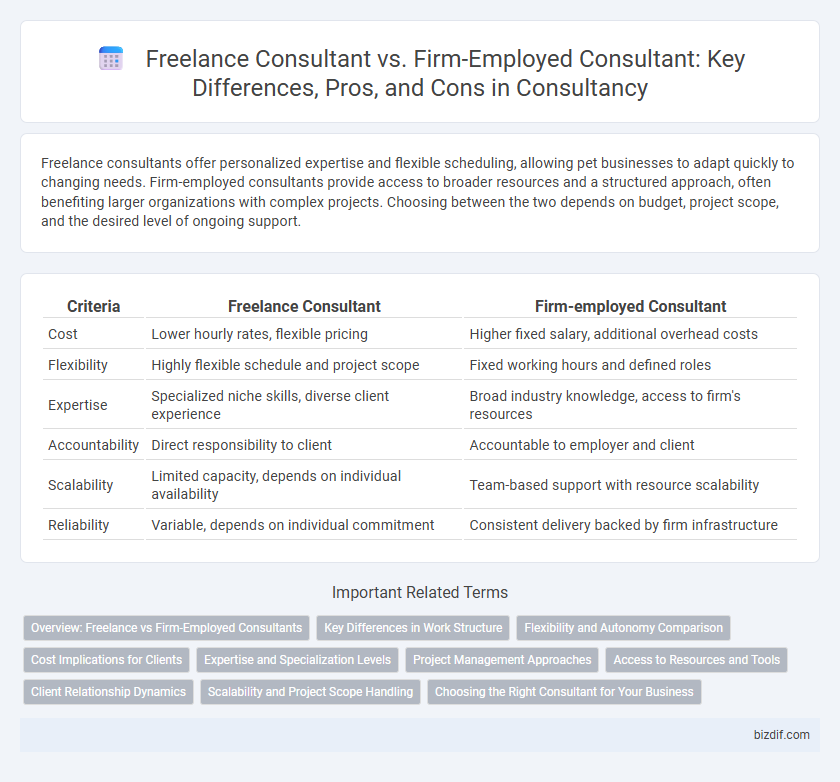 Freelance Consultant vs. Firm-Employed Consultant: Key Differences, Pros, and Cons in Consultancy
