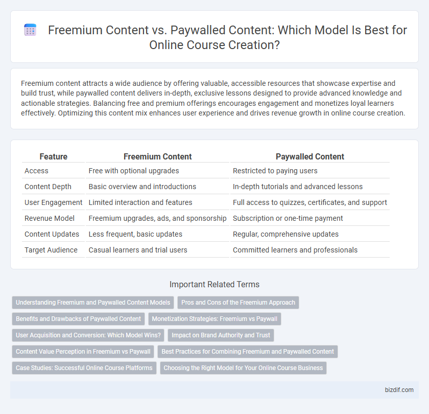 Freemium Content vs. Paywalled Content: Which Model Is Best for Online Course Creation?