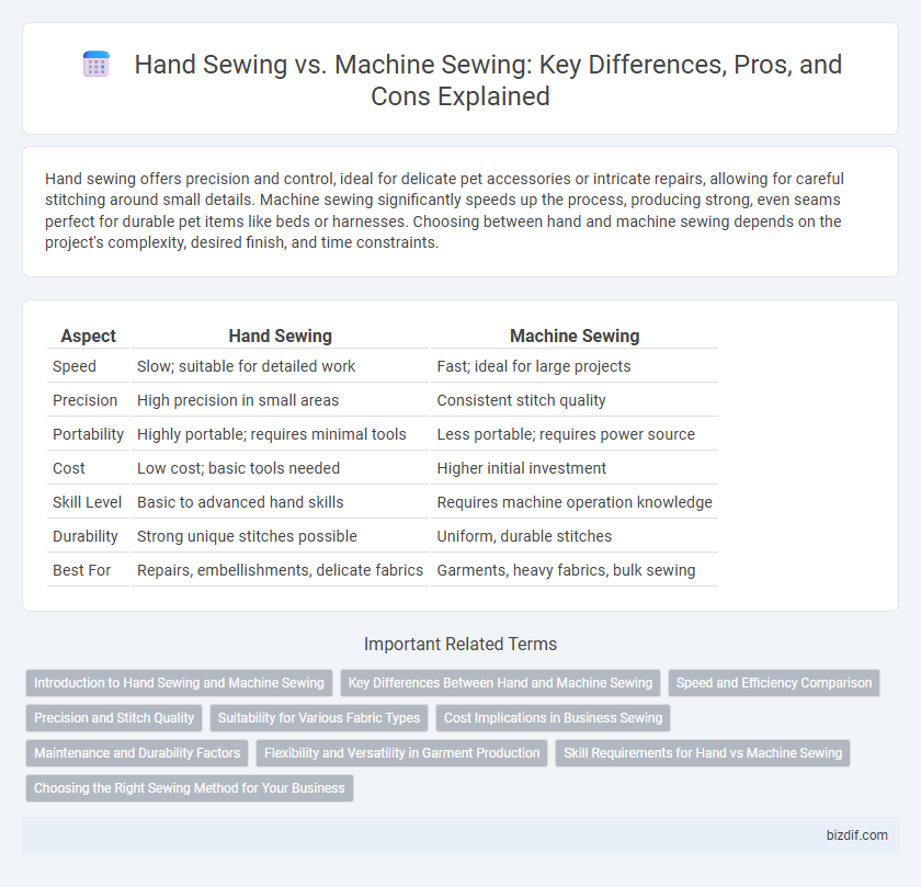 Hand Sewing vs. Machine Sewing: Key Differences, Pros, and Cons Explained