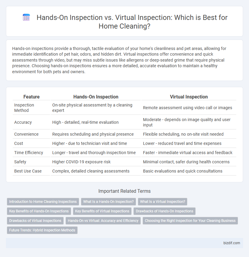 Hands-On Inspection vs. Virtual Inspection: Which is Best for Home Cleaning?