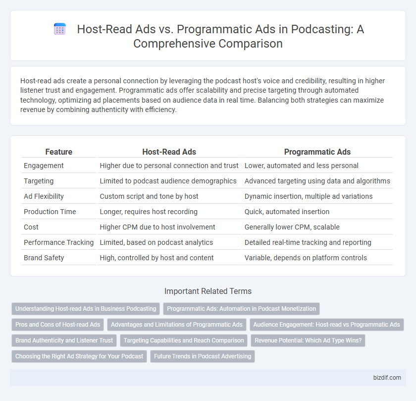 Host-Read Ads vs. Programmatic Ads in Podcasting: A Comprehensive Comparison