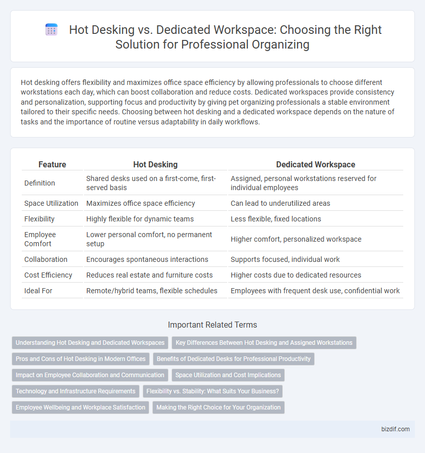 Hot Desking vs. Dedicated Workspace: Choosing the Right Solution for Professional Organizing