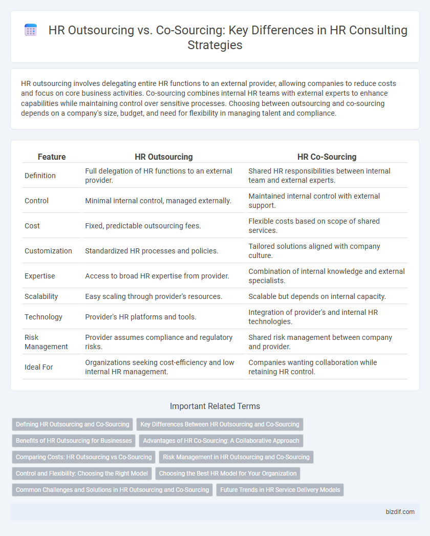 HR Outsourcing vs. Co-Sourcing: Key Differences in HR Consulting Strategies