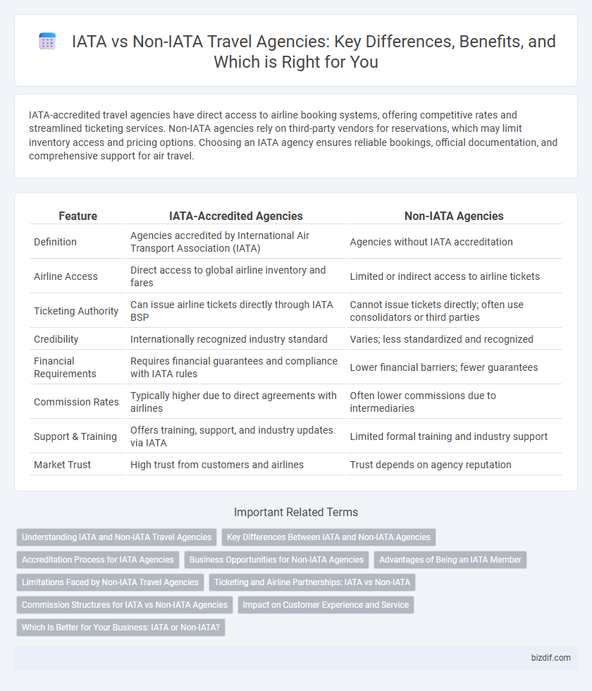 IATA vs Non-IATA Travel Agencies: Key Differences, Benefits, and Which is Right for You