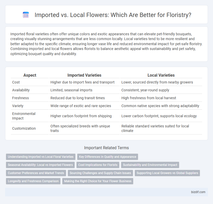 Imported vs. Local Flowers: Which Are Better for Floristry?