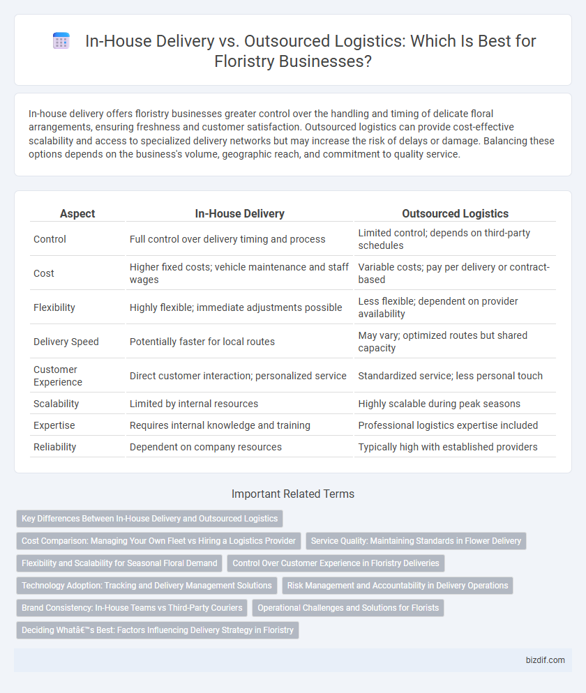 In-House Delivery vs. Outsourced Logistics: Which Is Best for Floristry Businesses?