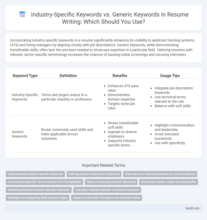 Industry-Specific Keywords vs. Generic Keywords in Resume Writing: Which Should You Use?