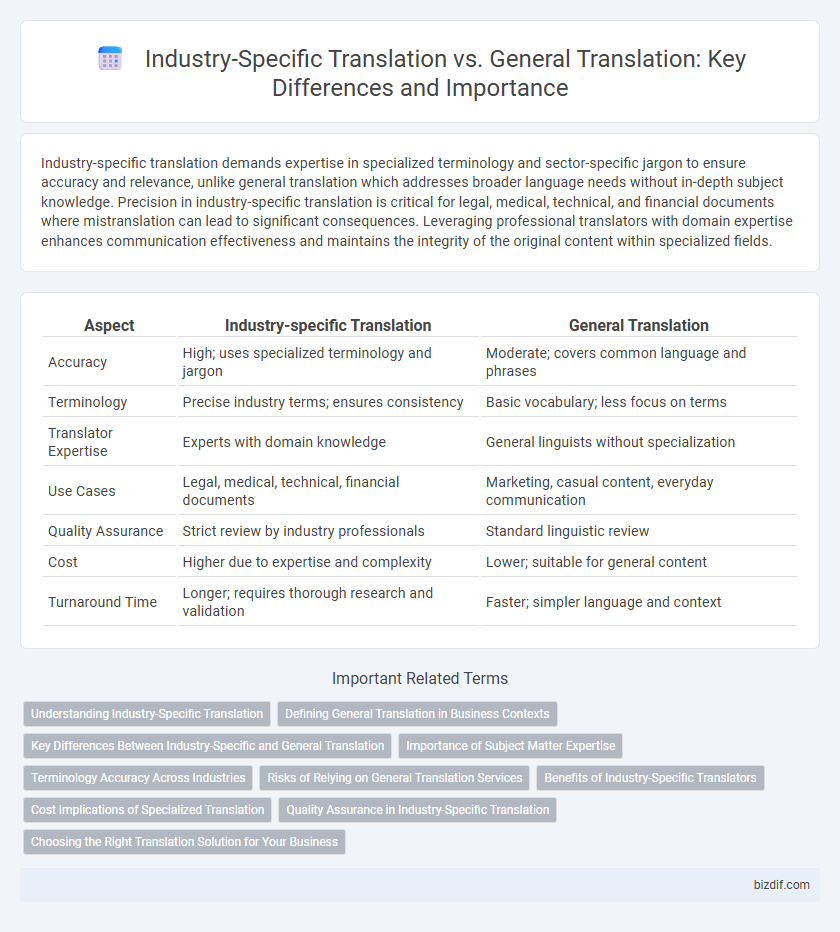 Industry-Specific Translation vs. General Translation: Key Differences and Importance