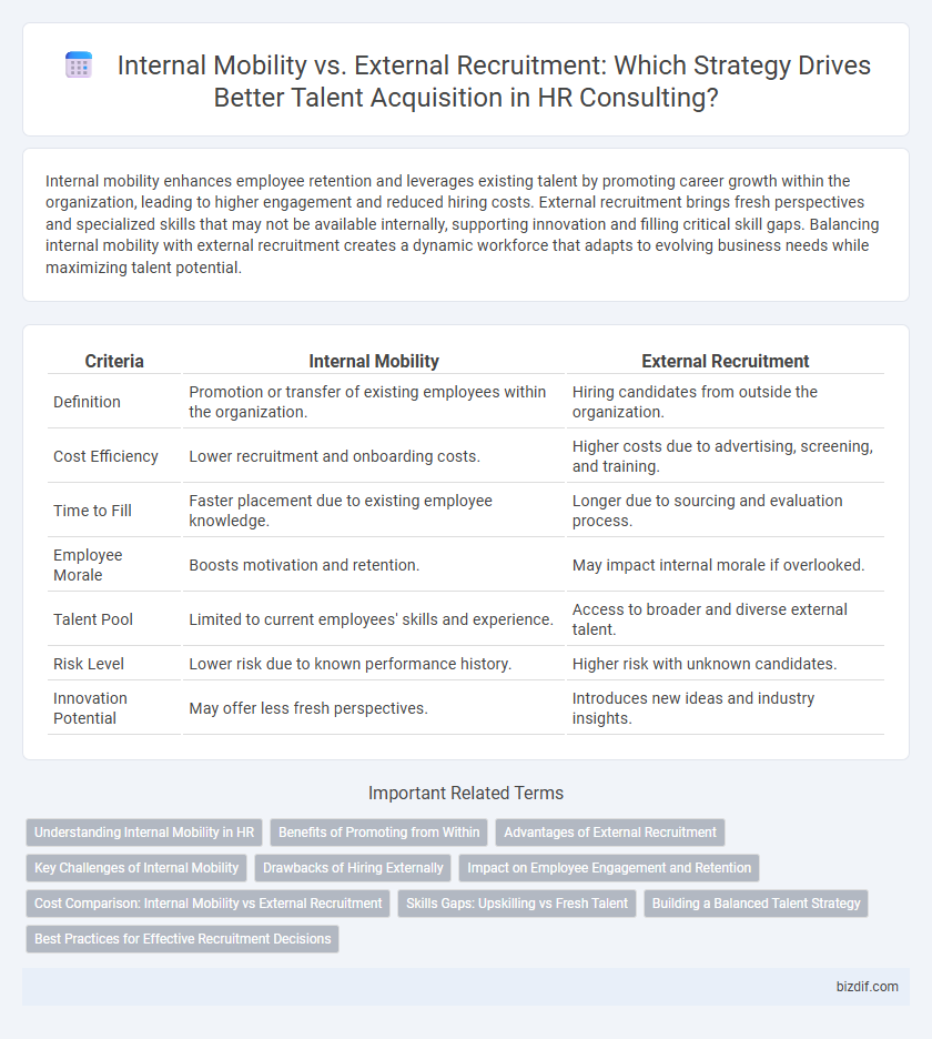 Internal Mobility vs. External Recruitment: Which Strategy Drives Better Talent Acquisition in HR Consulting?