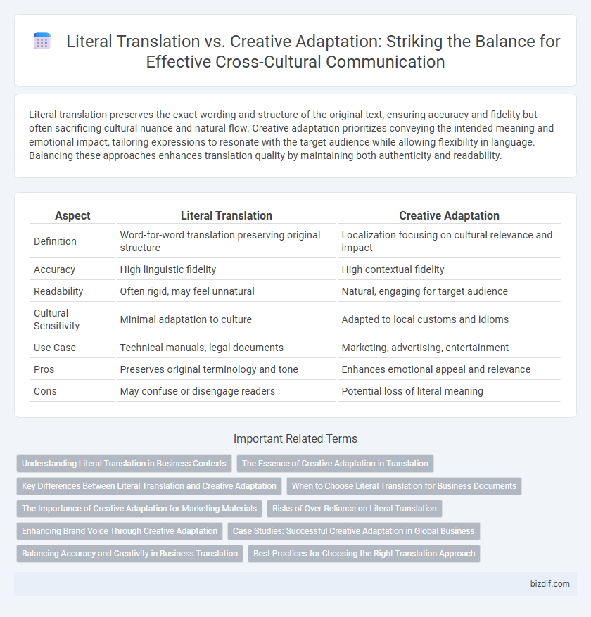 Literal Translation vs. Creative Adaptation: Striking the Balance for Effective Cross-Cultural Communication