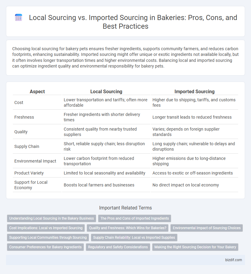 Local Sourcing vs. Imported Sourcing in Bakeries: Pros, Cons, and Best Practices