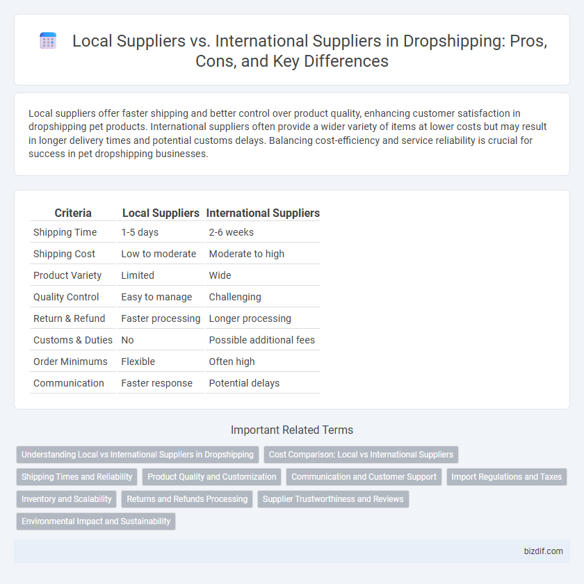 Local Suppliers vs. International Suppliers in Dropshipping: Pros, Cons, and Key Differences