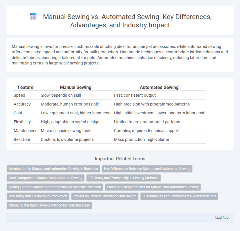 Manual Sewing vs. Automated Sewing: Key Differences, Advantages, and Industry Impact