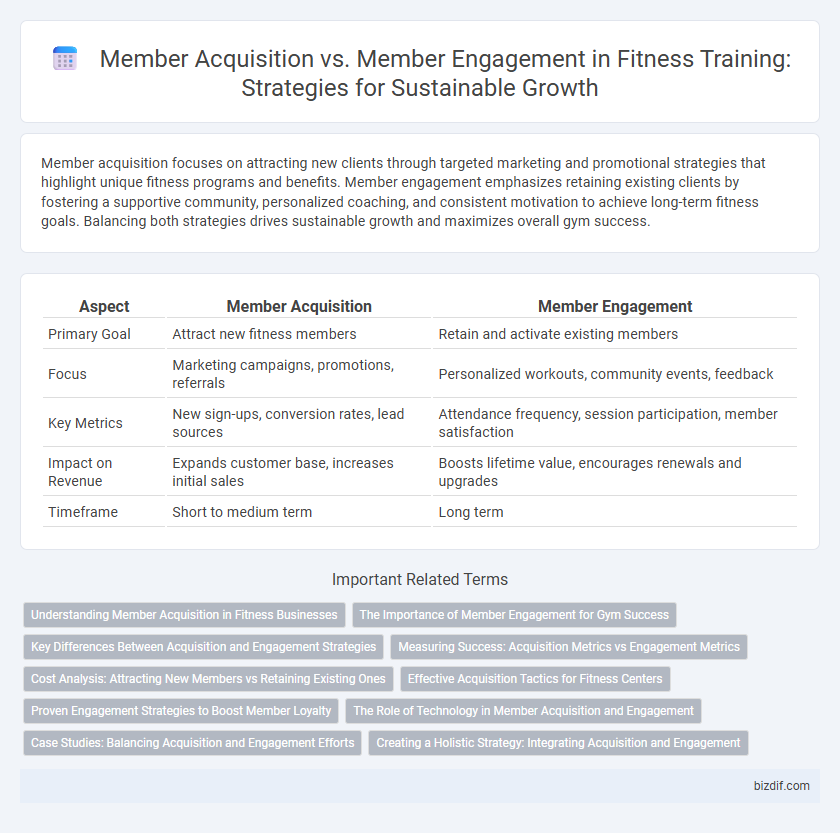 Member Acquisition vs. Member Engagement in Fitness Training: Strategies for Sustainable Growth