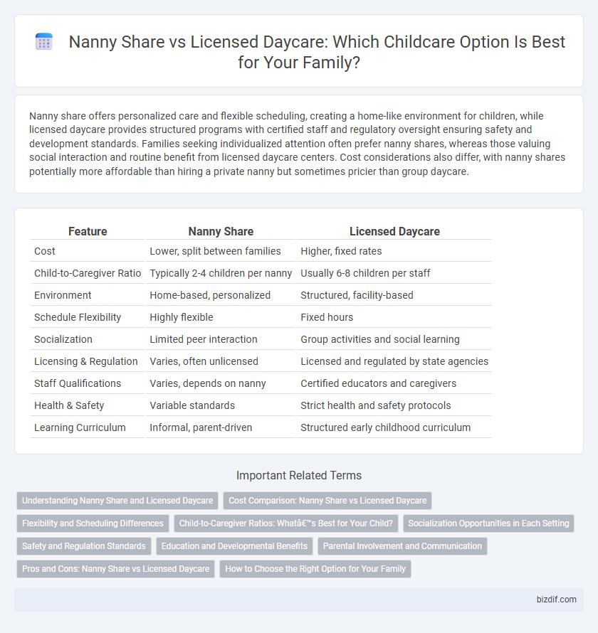 Nanny Share vs Licensed Daycare: Which Childcare Option Is Best for Your Family?