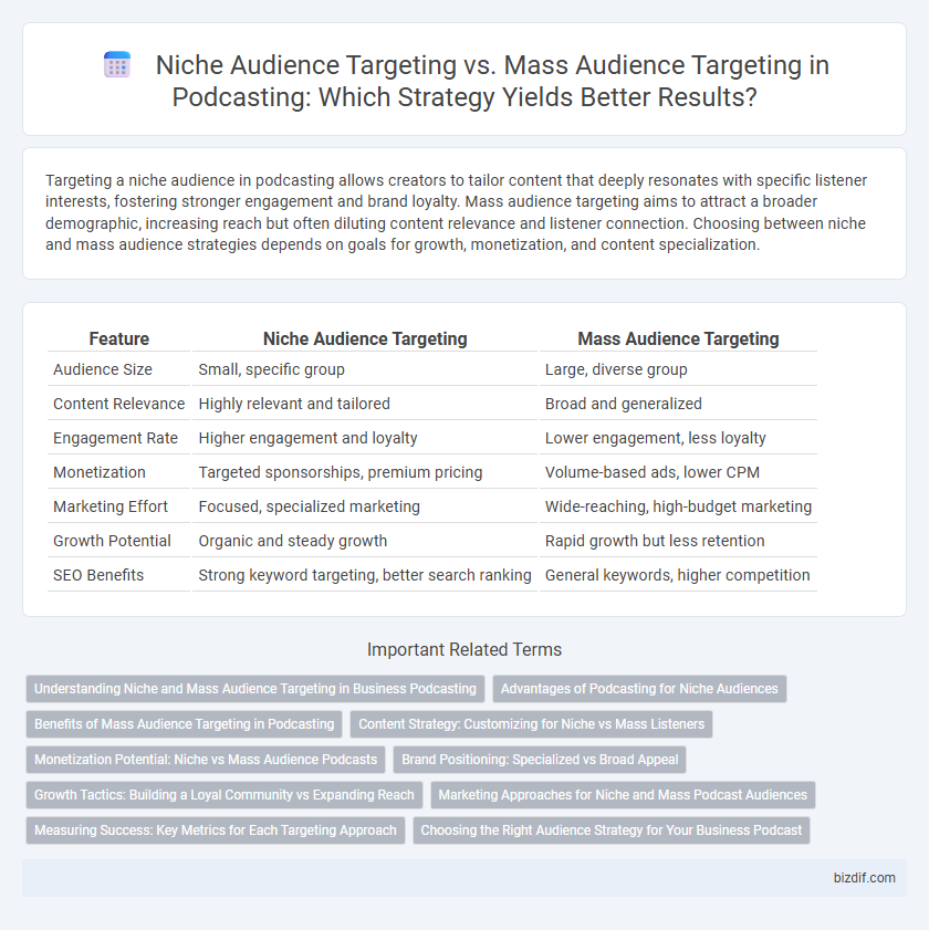 Niche Audience Targeting vs. Mass Audience Targeting in Podcasting: Which Strategy Yields Better Results?