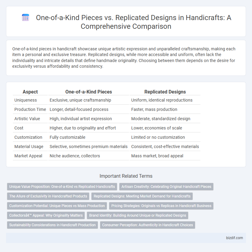 One-of-a-Kind Pieces vs. Replicated Designs in Handicrafts: A Comprehensive Comparison