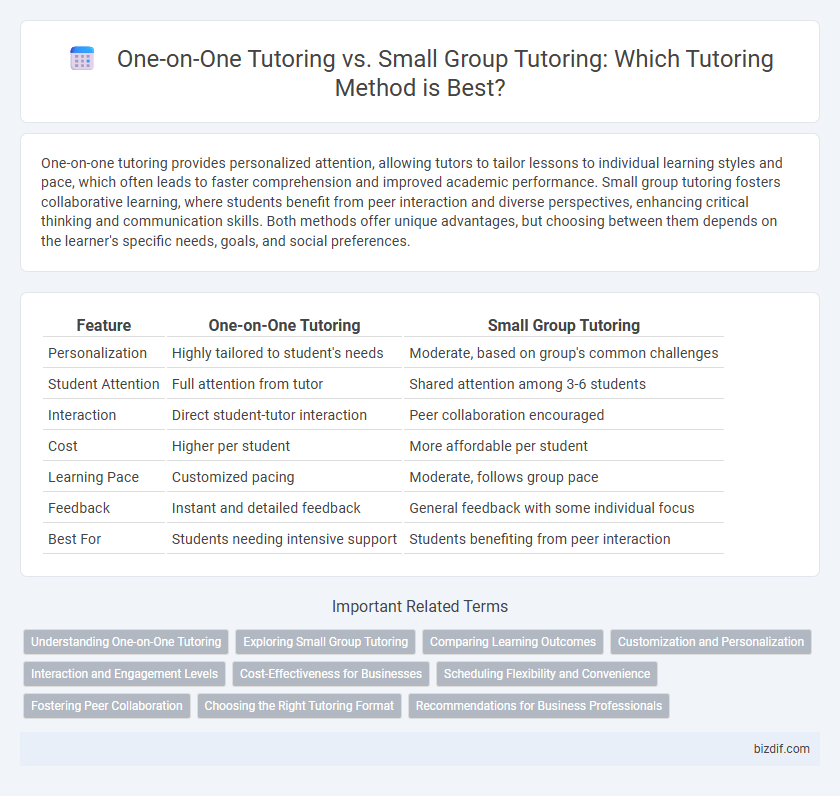 One-on-One Tutoring vs. Small Group Tutoring: Which Tutoring Method is Best?