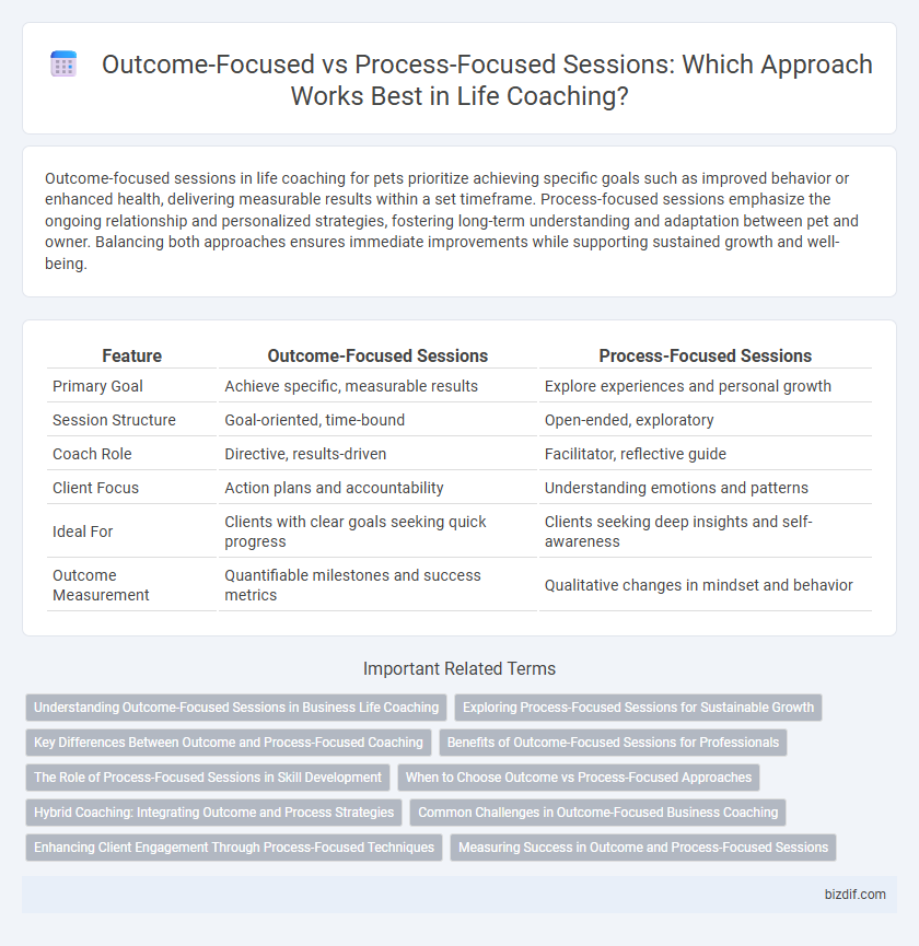 Outcome-Focused vs Process-Focused Sessions: Which Approach Works Best in Life Coaching?