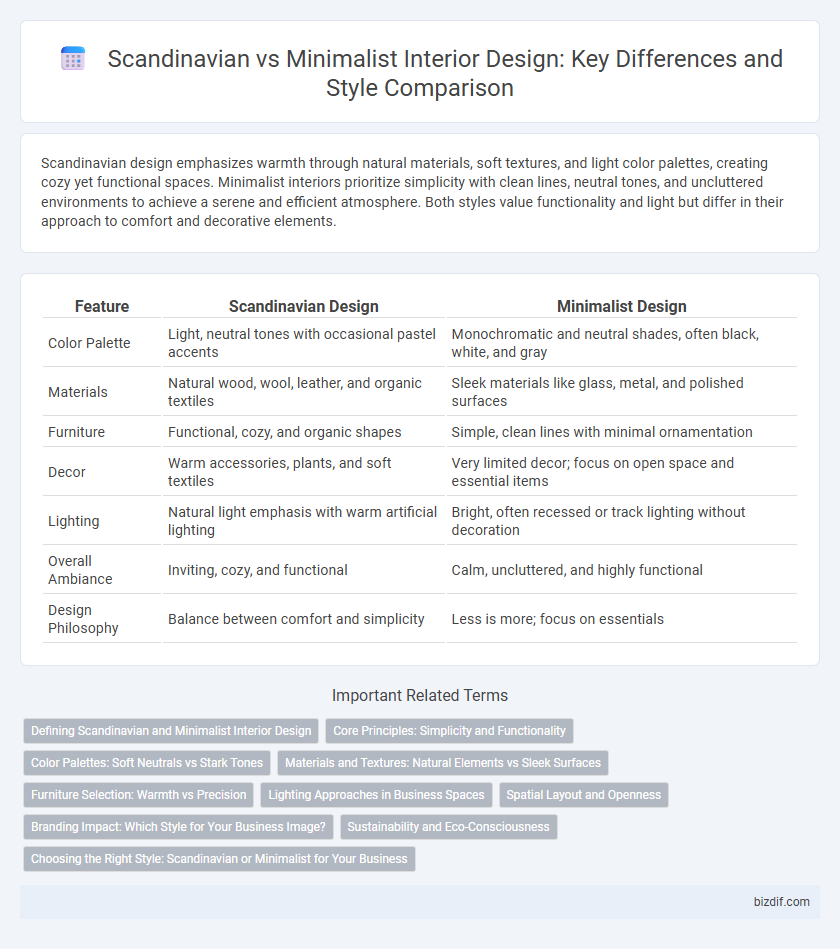 Scandinavian vs Minimalist Interior Design: Key Differences and Style Comparison