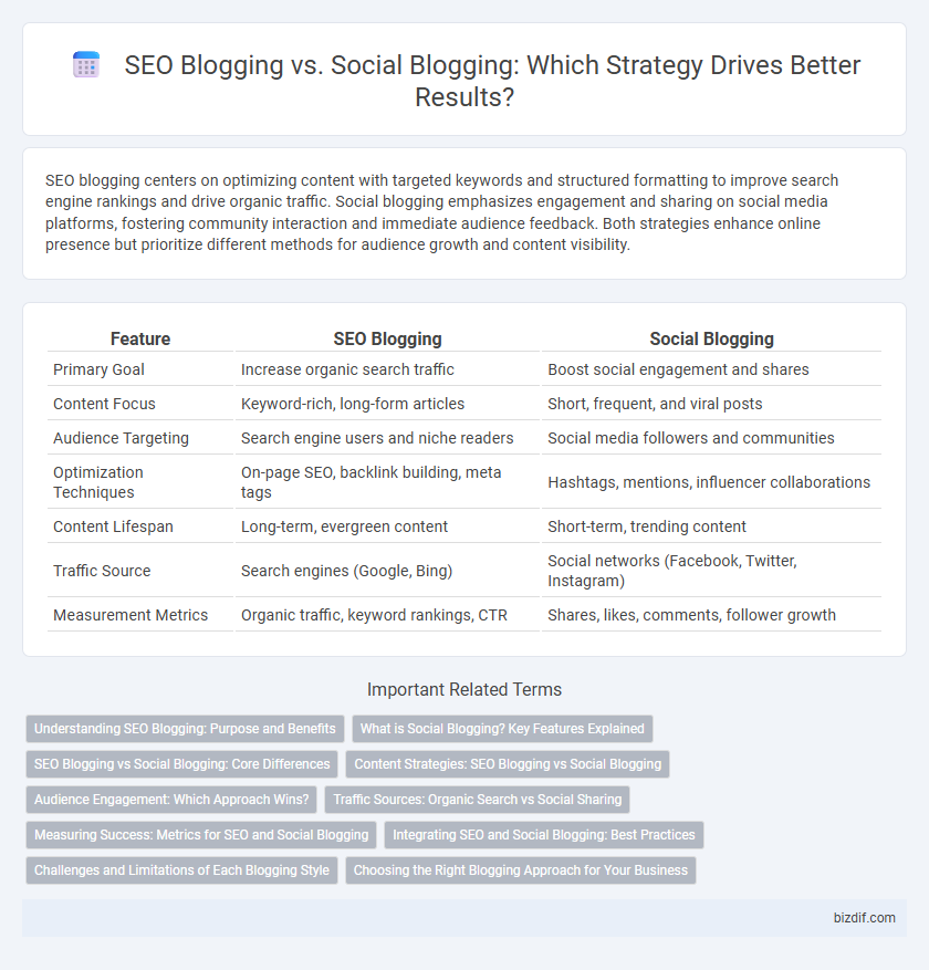 SEO Blogging vs. Social Blogging: Which Strategy Drives Better Results?