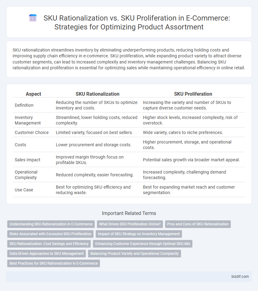 SKU Rationalization vs. SKU Proliferation in E-Commerce: Strategies for Optimizing Product Assortment