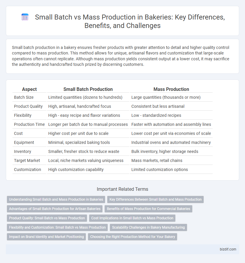 Small Batch vs Mass Production in Bakeries: Key Differences, Benefits, and Challenges