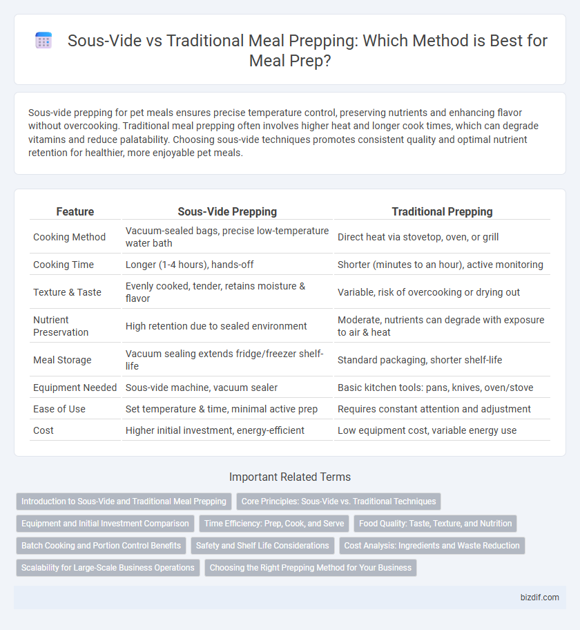 Sous-Vide vs Traditional Meal Prepping: Which Method is Best for Meal Prep?