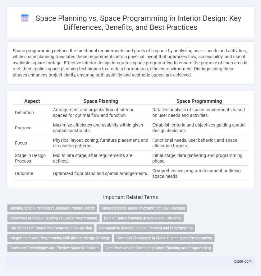 Space Planning vs. Space Programming in Interior Design: Key Differences, Benefits, and Best Practices