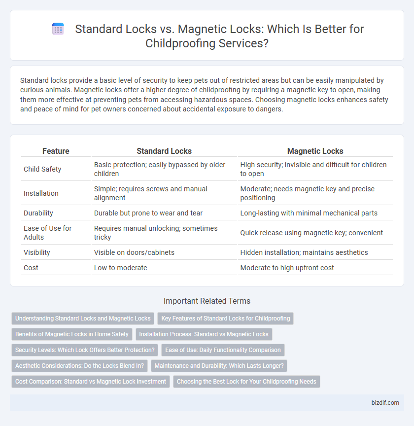 Standard Locks vs. Magnetic Locks: Which Is Better for Childproofing Services?