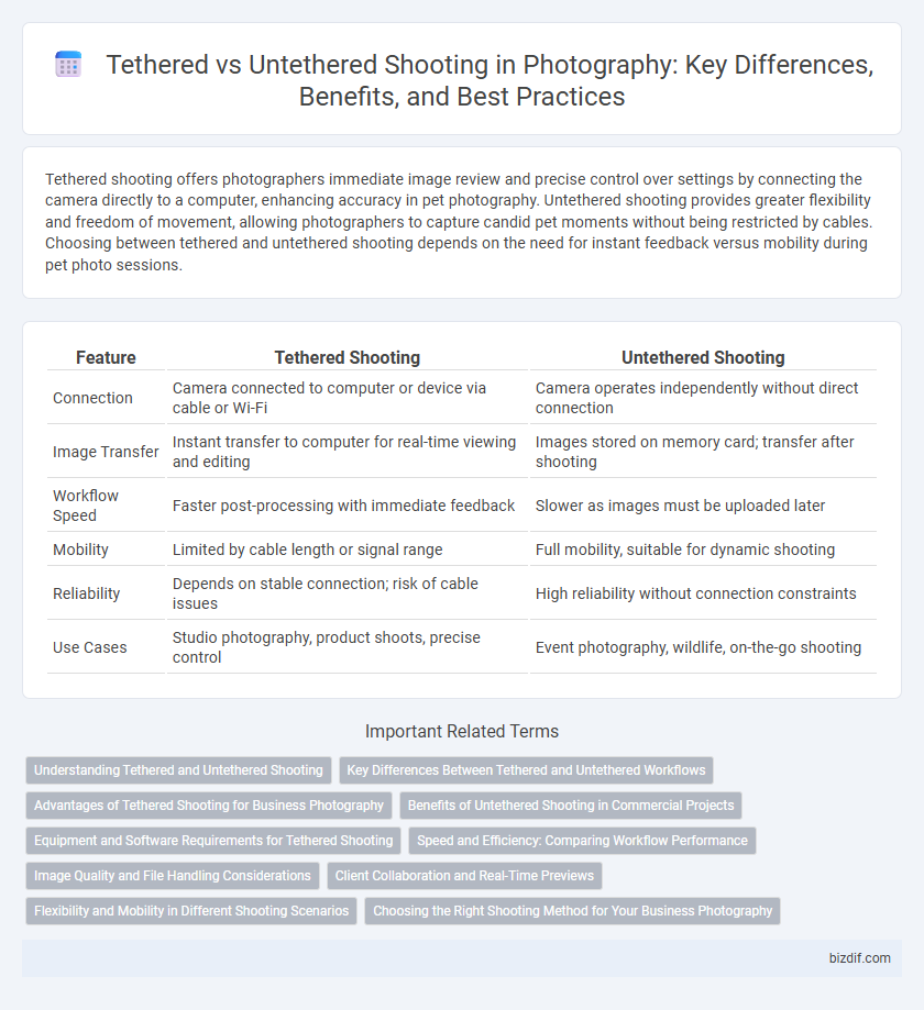 Tethered vs Untethered Shooting in Photography: Key Differences, Benefits, and Best Practices