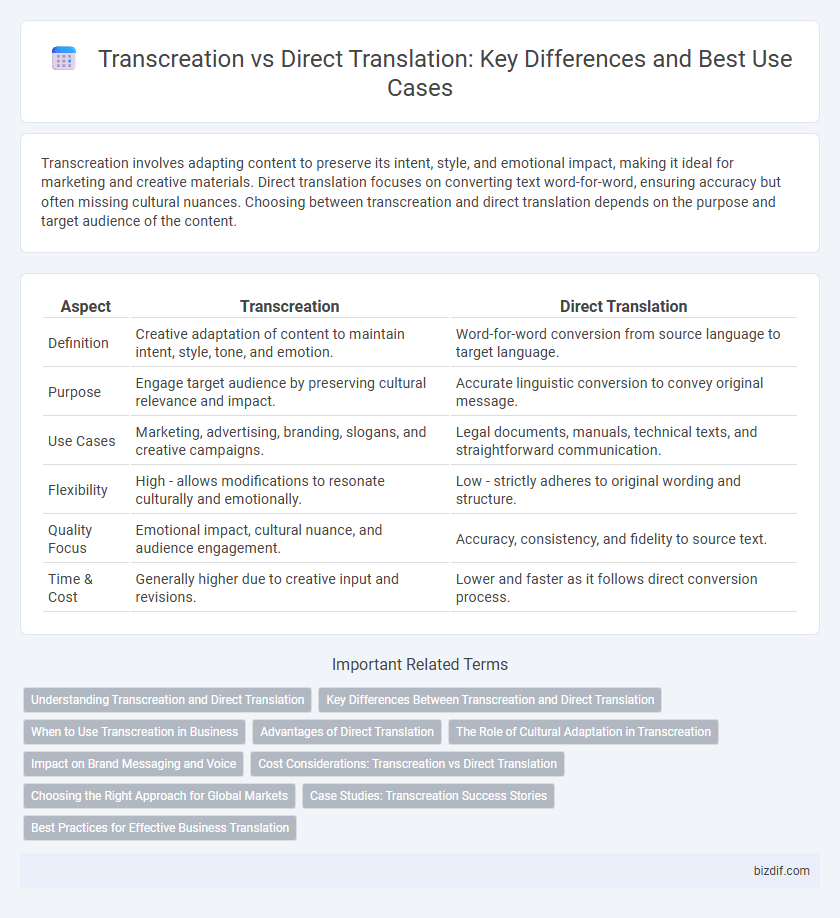 Transcreation vs Direct Translation: Key Differences and Best Use Cases