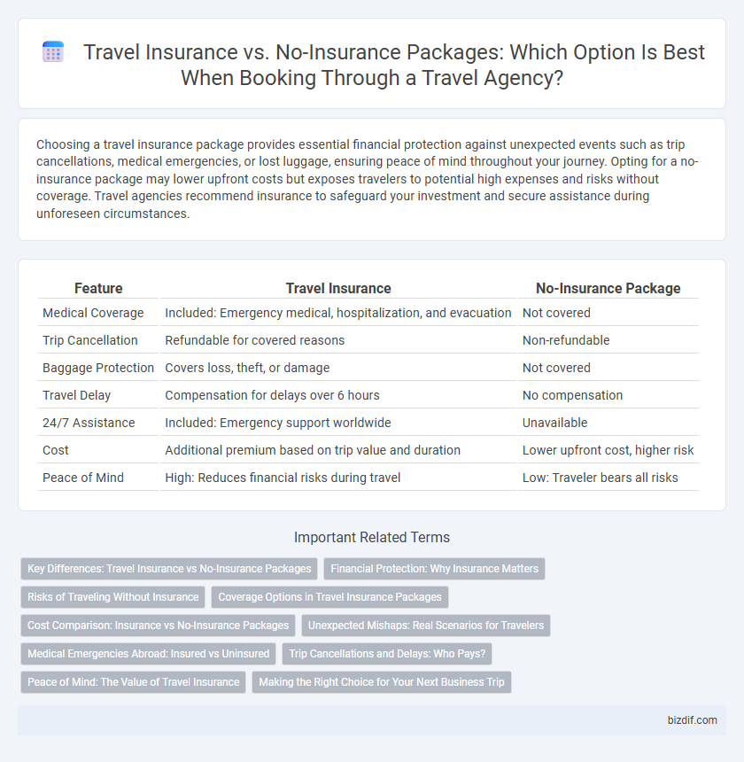 Travel Insurance vs. No-Insurance Packages: Which Option Is Best When Booking Through a Travel Agency?