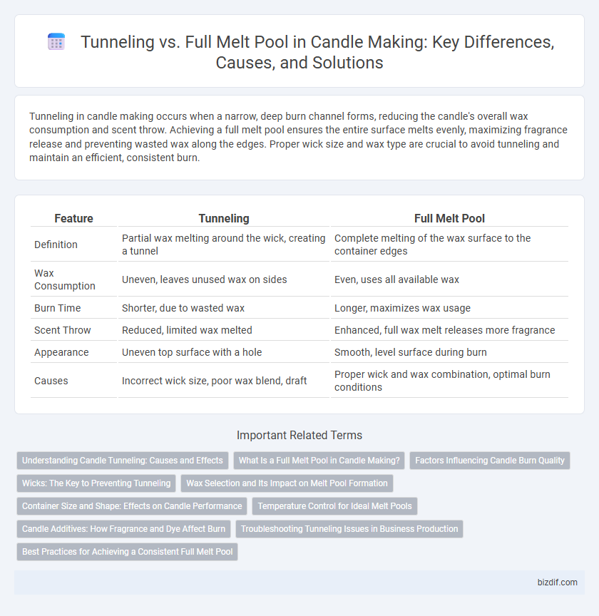 Tunneling vs. Full Melt Pool in Candle Making: Key Differences, Causes, and Solutions