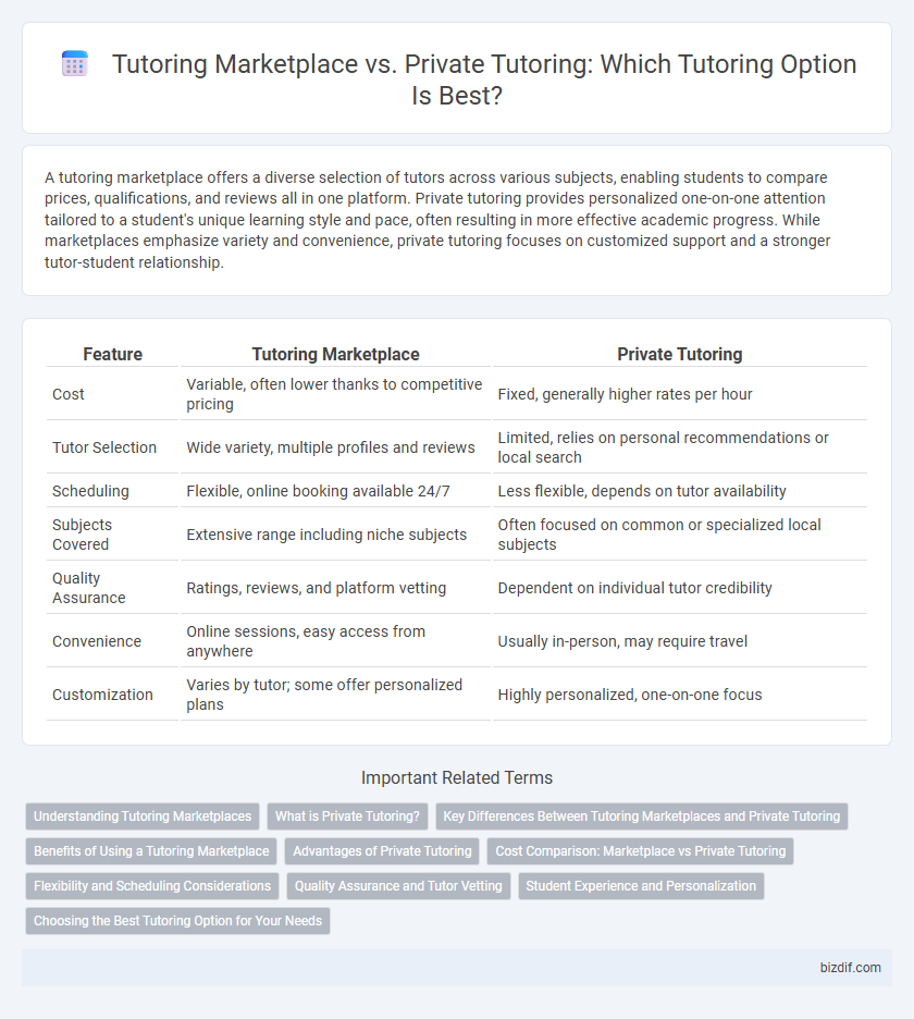 Tutoring Marketplace vs. Private Tutoring: Which Tutoring Option Is Best?