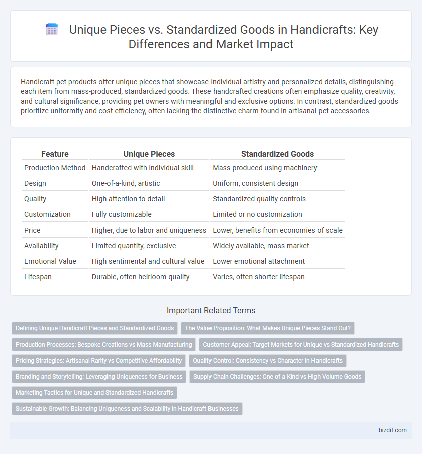 Unique Pieces vs. Standardized Goods in Handicrafts: Key Differences and Market Impact